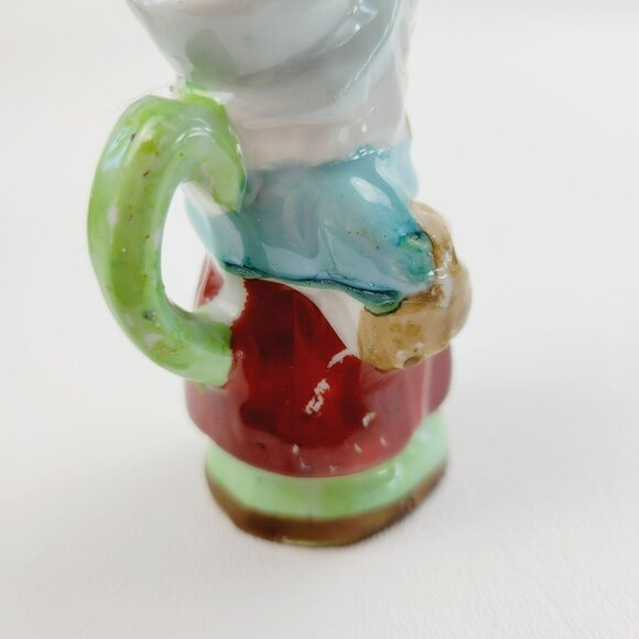 Miniature Colonel Couple Figurine Pitchers, Vintage 1945-52 Occupied Japan, Smal - Picture 4 of 10